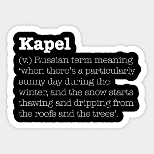 Kapel Sticker